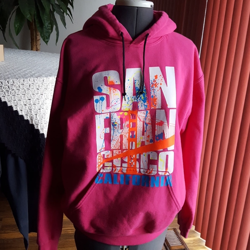 San Francisco California Hooded Sweatshirt.